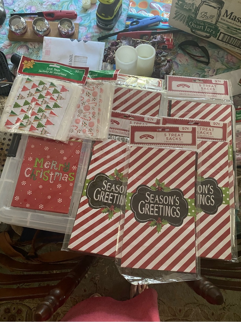 Holiday Treat Bags Lot of 9 Packages